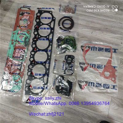 China brand new the engine exhaul gasket kit , diesel generator parts for excavator LG6250E supplier