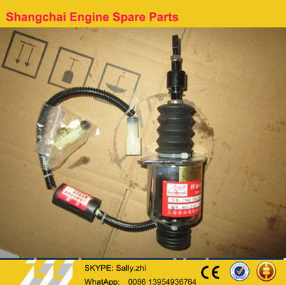 C59AL-59AL201+A Solenoid , C6121 Engine parts,  shangchai engine parts in black colour