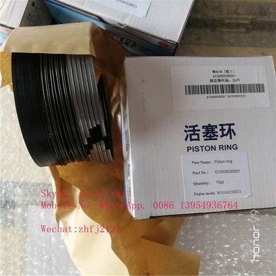 original  piston ring  612600030051 , weichai engine parts for weichai engine WD10G220E21